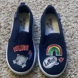 Brand new toddler girl size 9 slip on